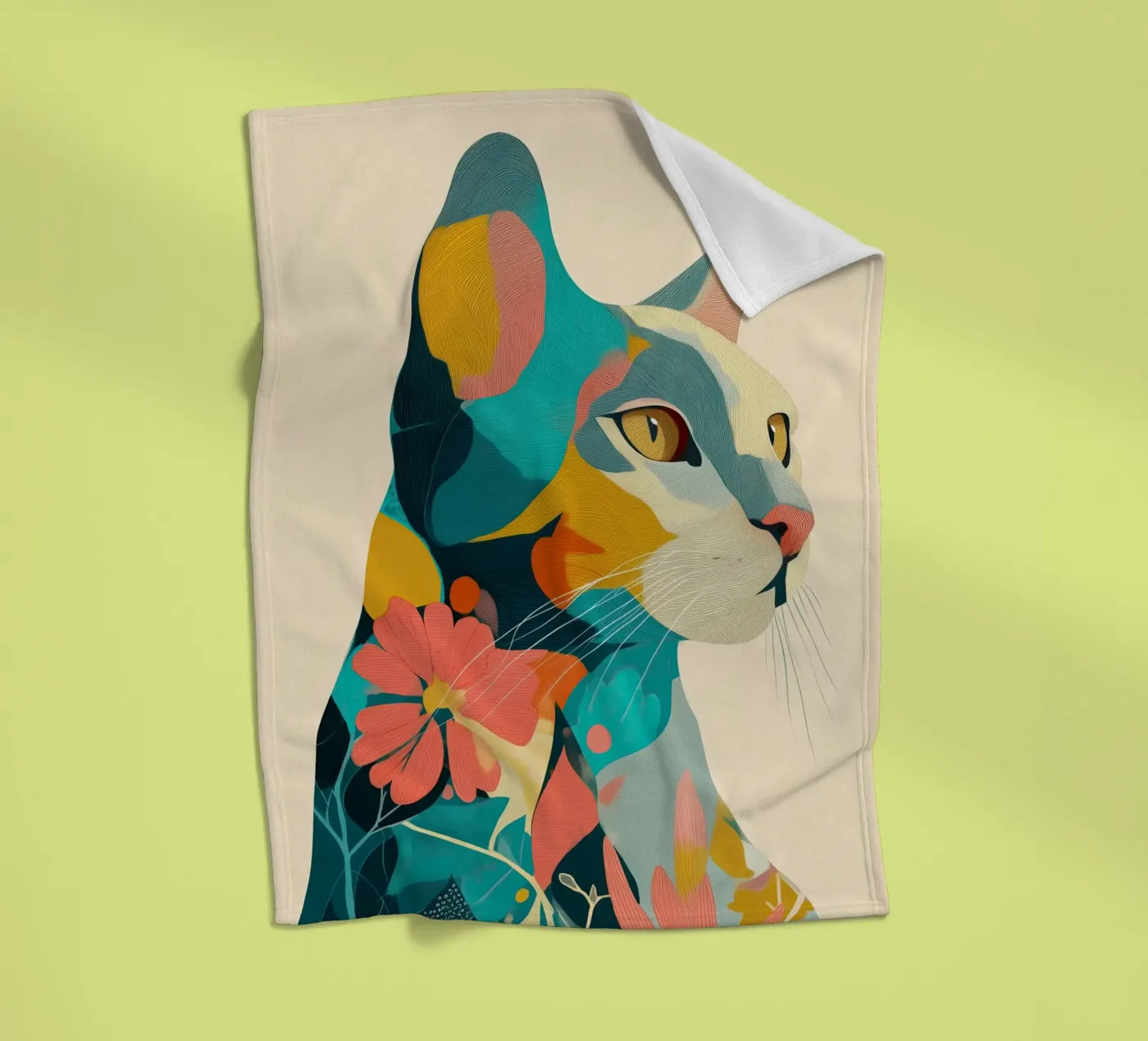 Flora Sphinx Fleecedecke von Luca