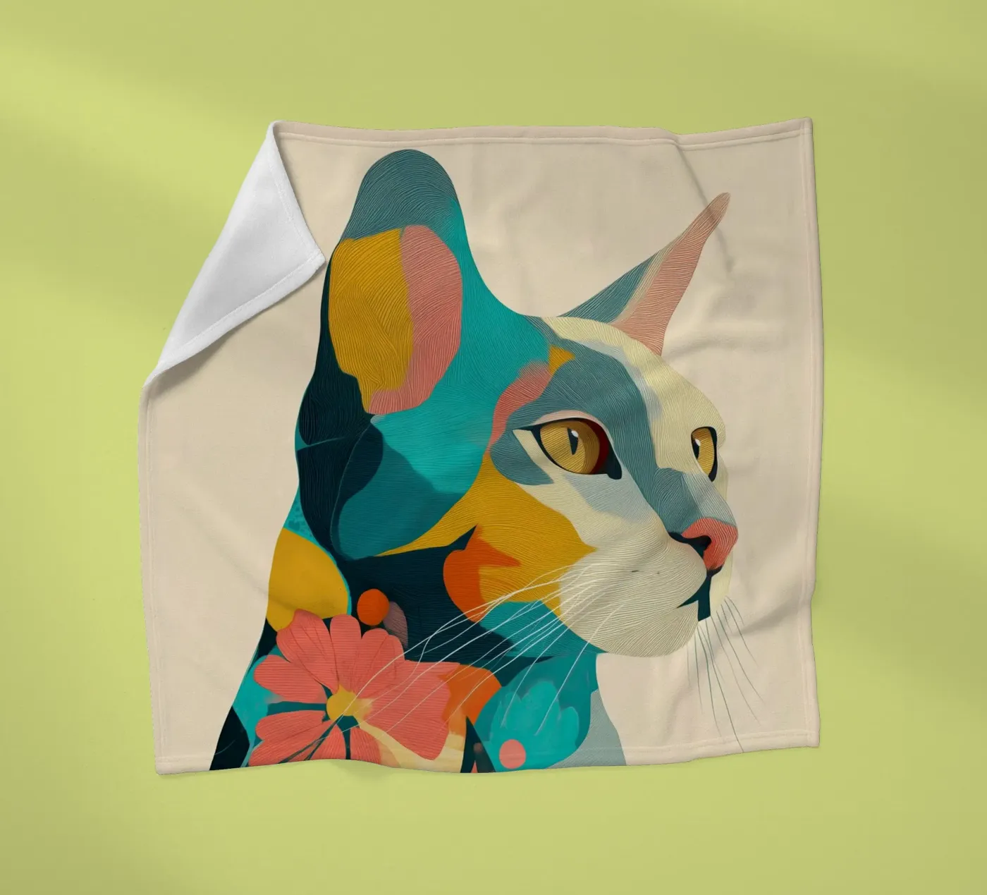 Flora Sphinx Fleecedecke von Luca