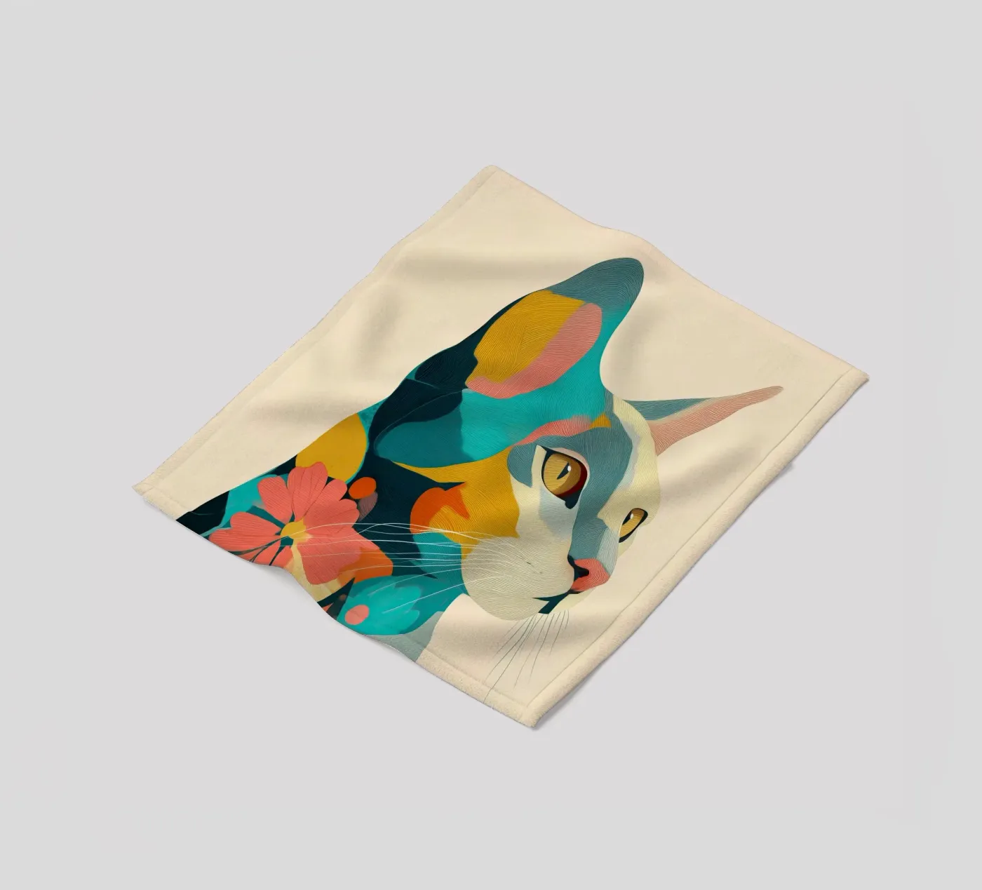 Flora Sphinx Fleecedecke von Luca