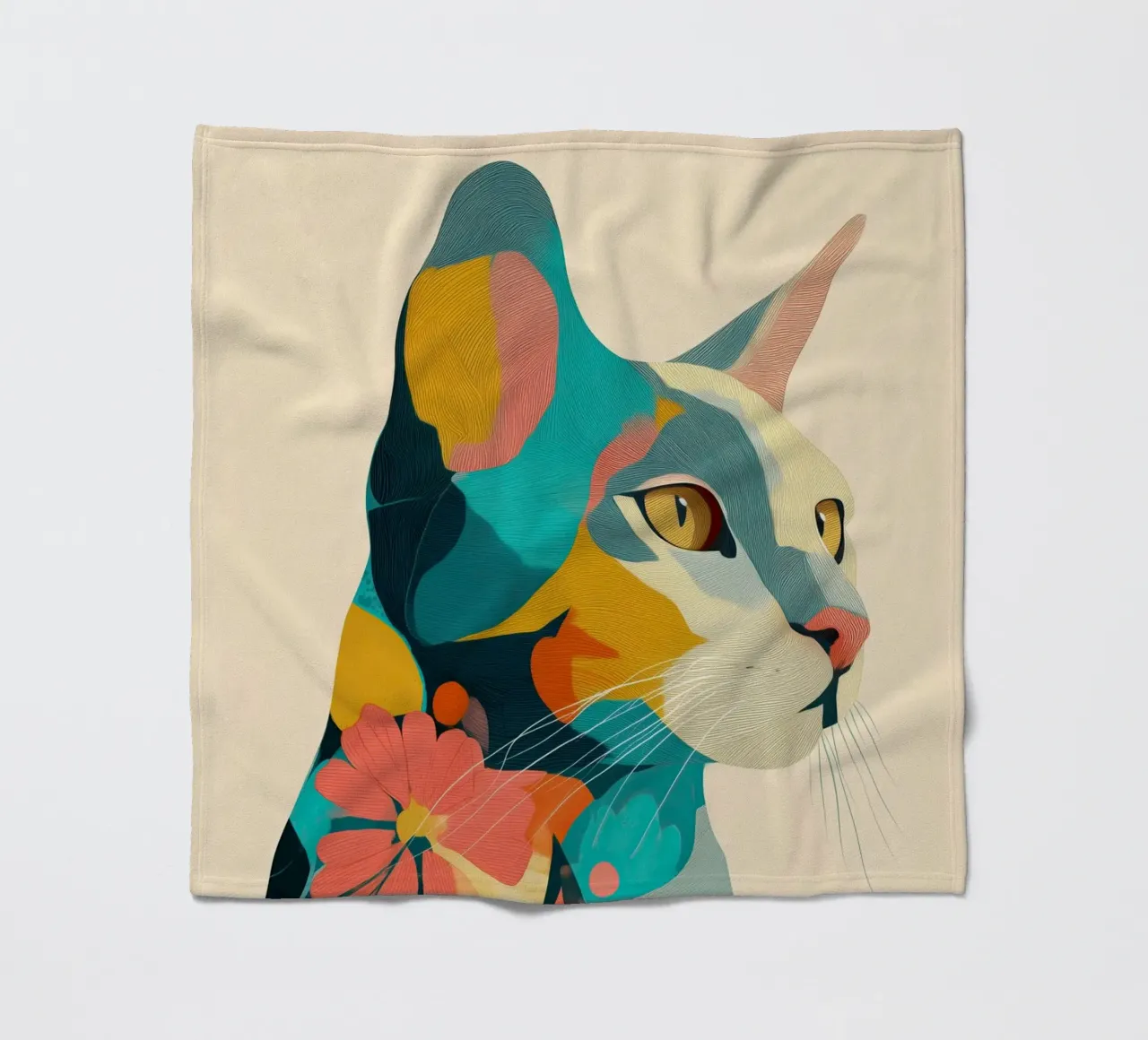 Flora Sphinx Fleecedecke von Luca