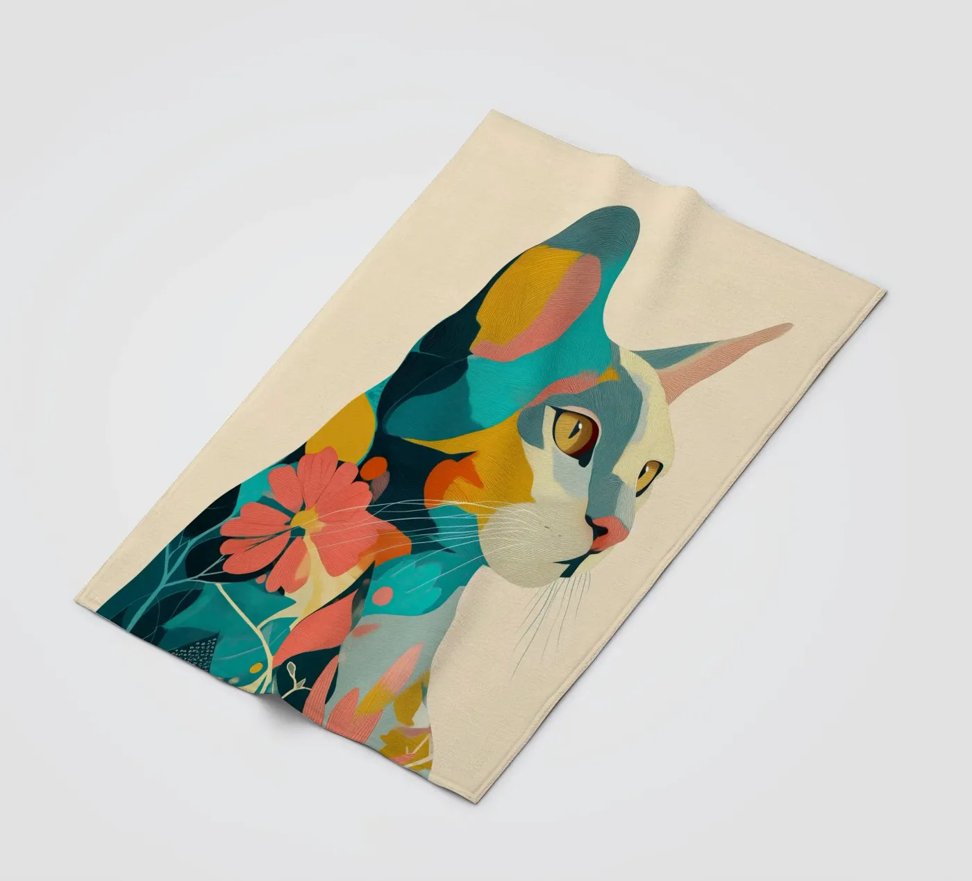 Flora Sphinx Fleecedecke von Luca