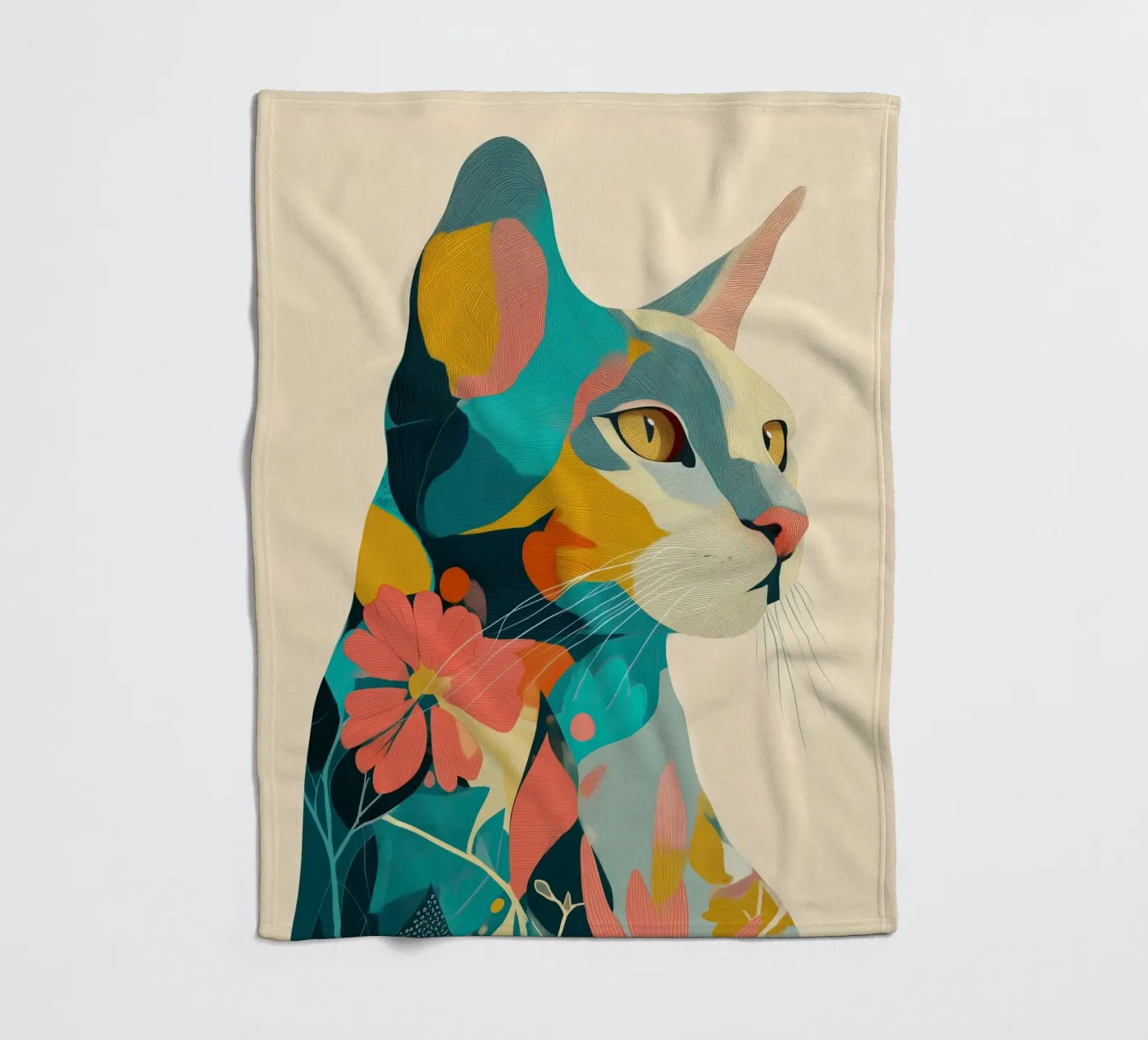 Flora Sphinx Fleecedecke von Luca