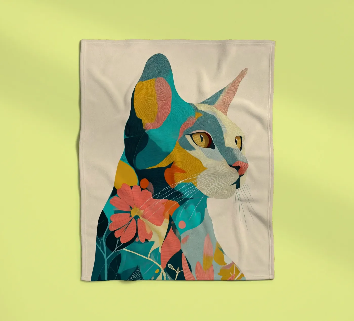 Flora Sphinx Fleecedecke von Luca