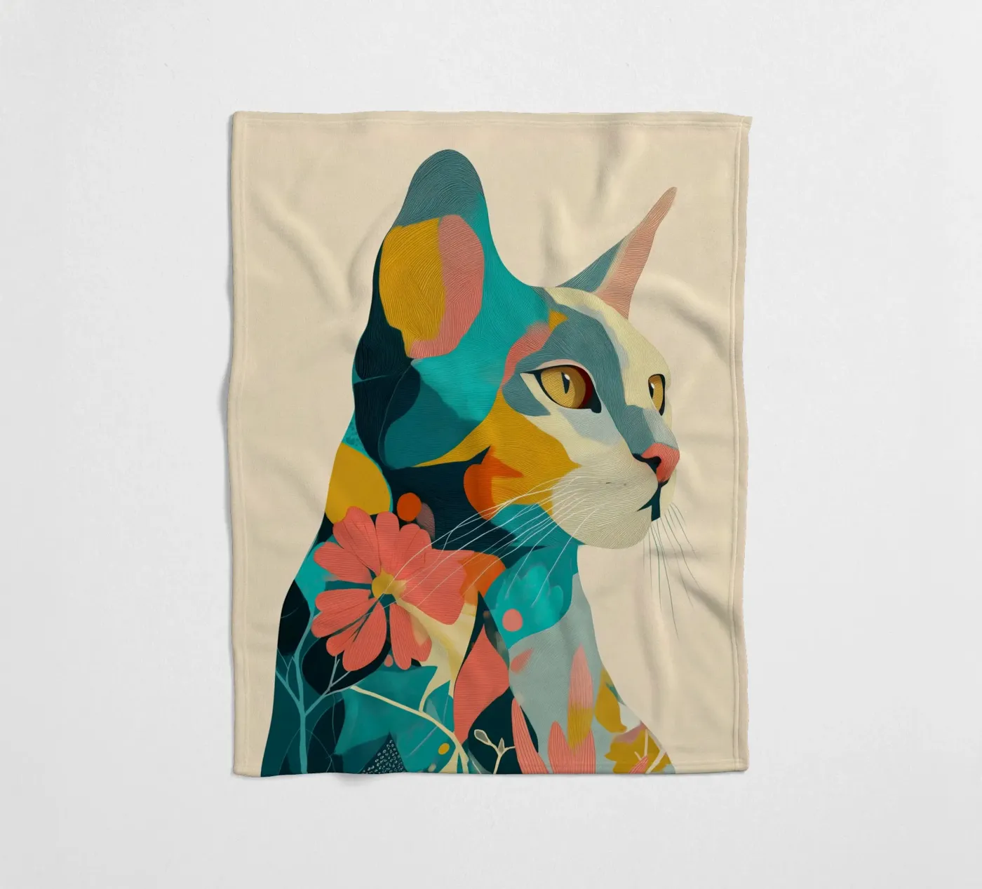Flora Sphinx Fleecedecke von Luca