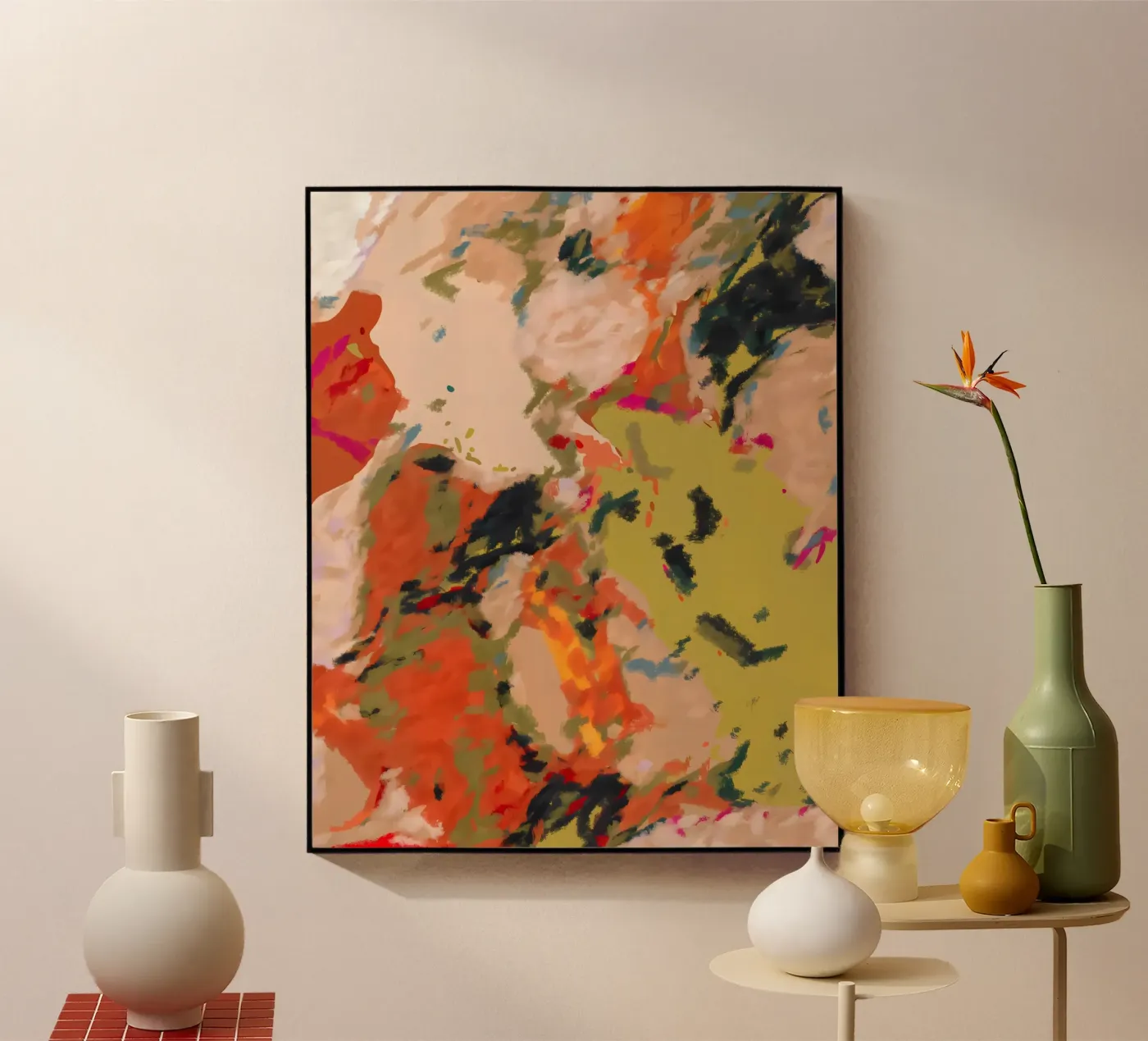 Zachte chaos acryl van 83oranges.com