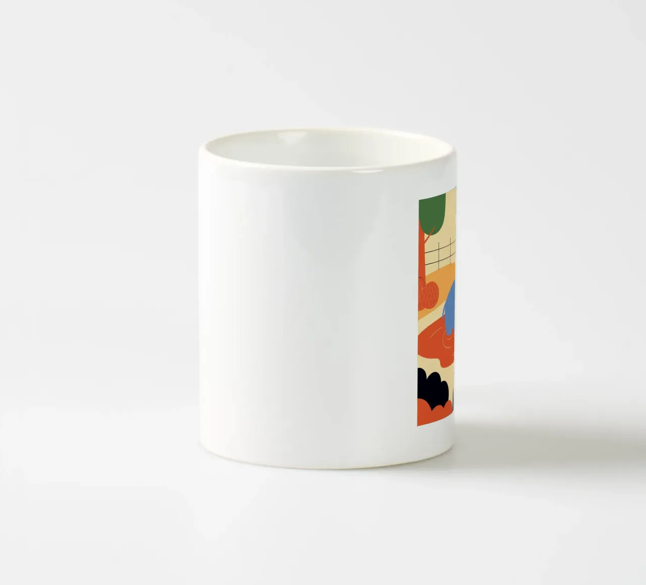 Rinoceronte nel fiume tazza in ceramica da PROTECT ANIMALS