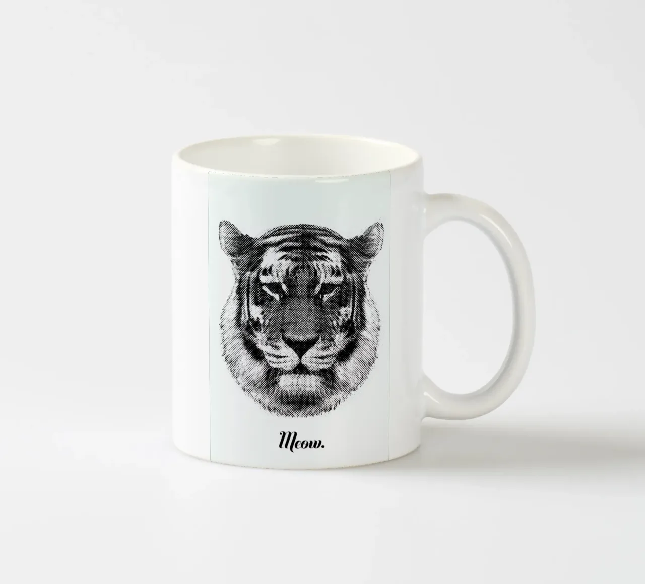 Tiger says Meow tazza in ceramica da RK Design