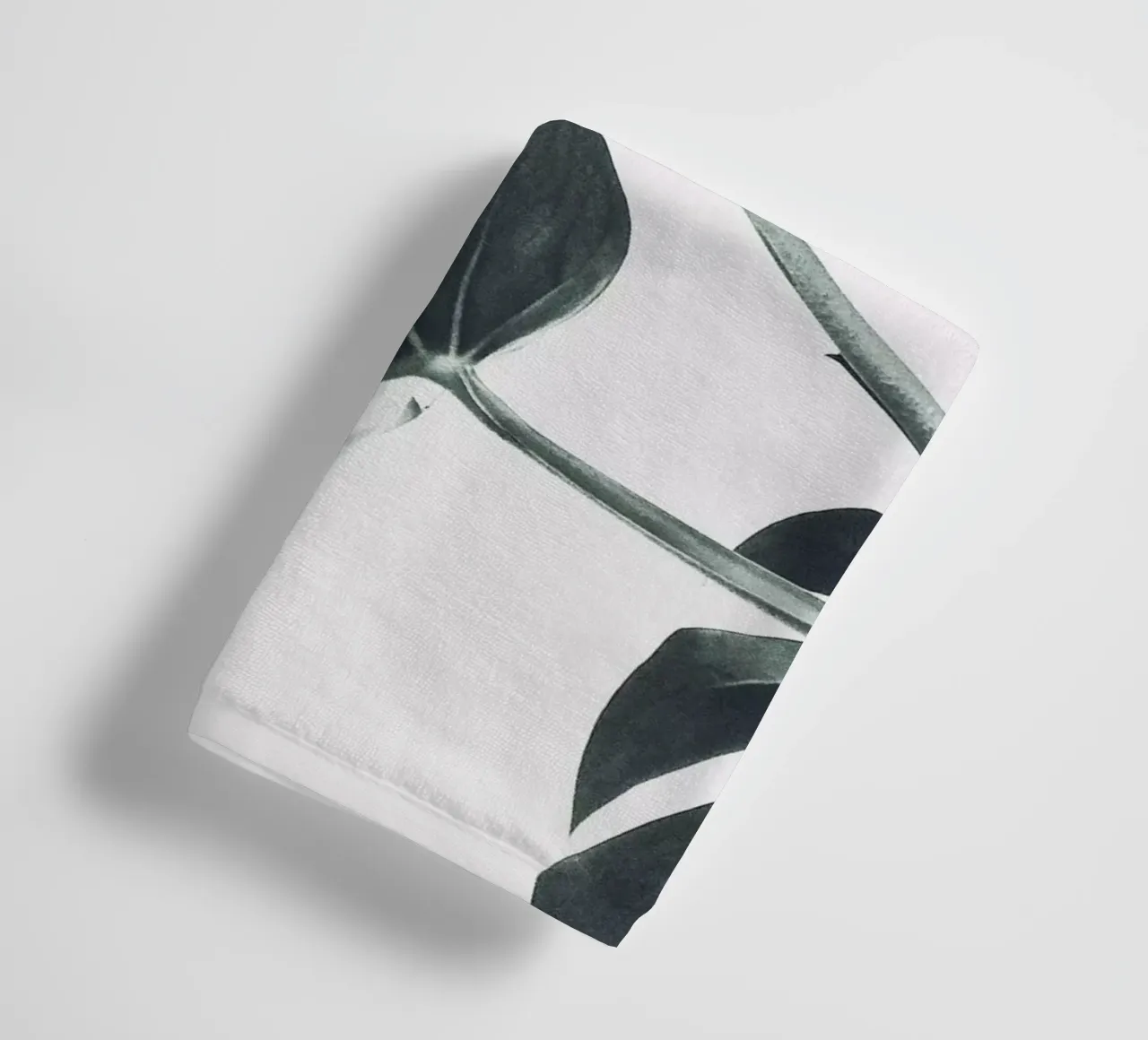 Foglie di Monstera - Design botanico minimalista asciugamano da bagno da Whole©