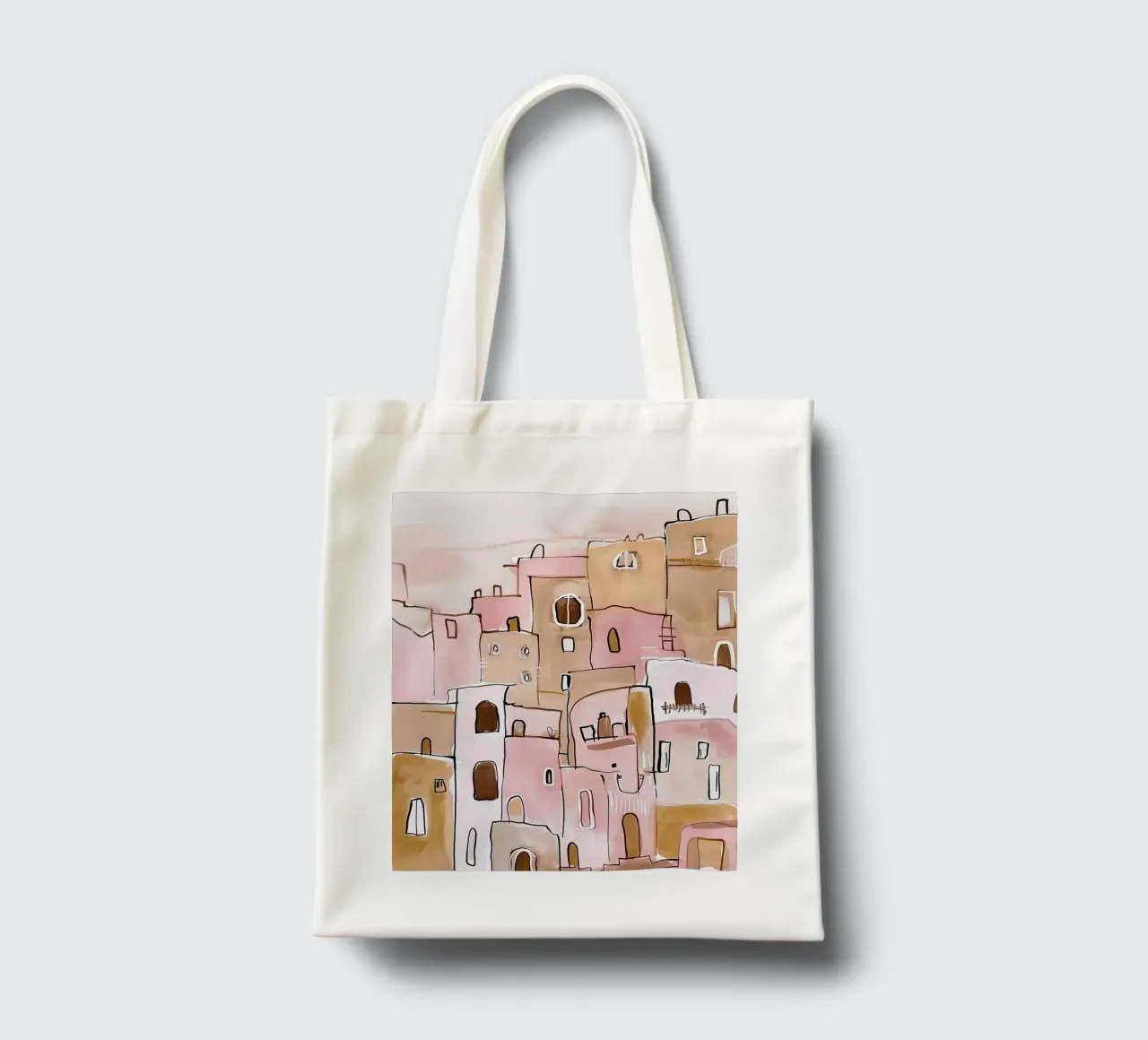 Hillside Village Serenity tote bag by BALIKA HOMES ART