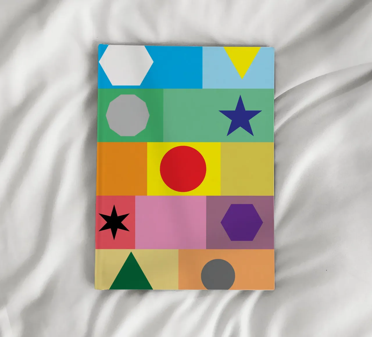 circle polygon star square puzzle notebook by xandrax