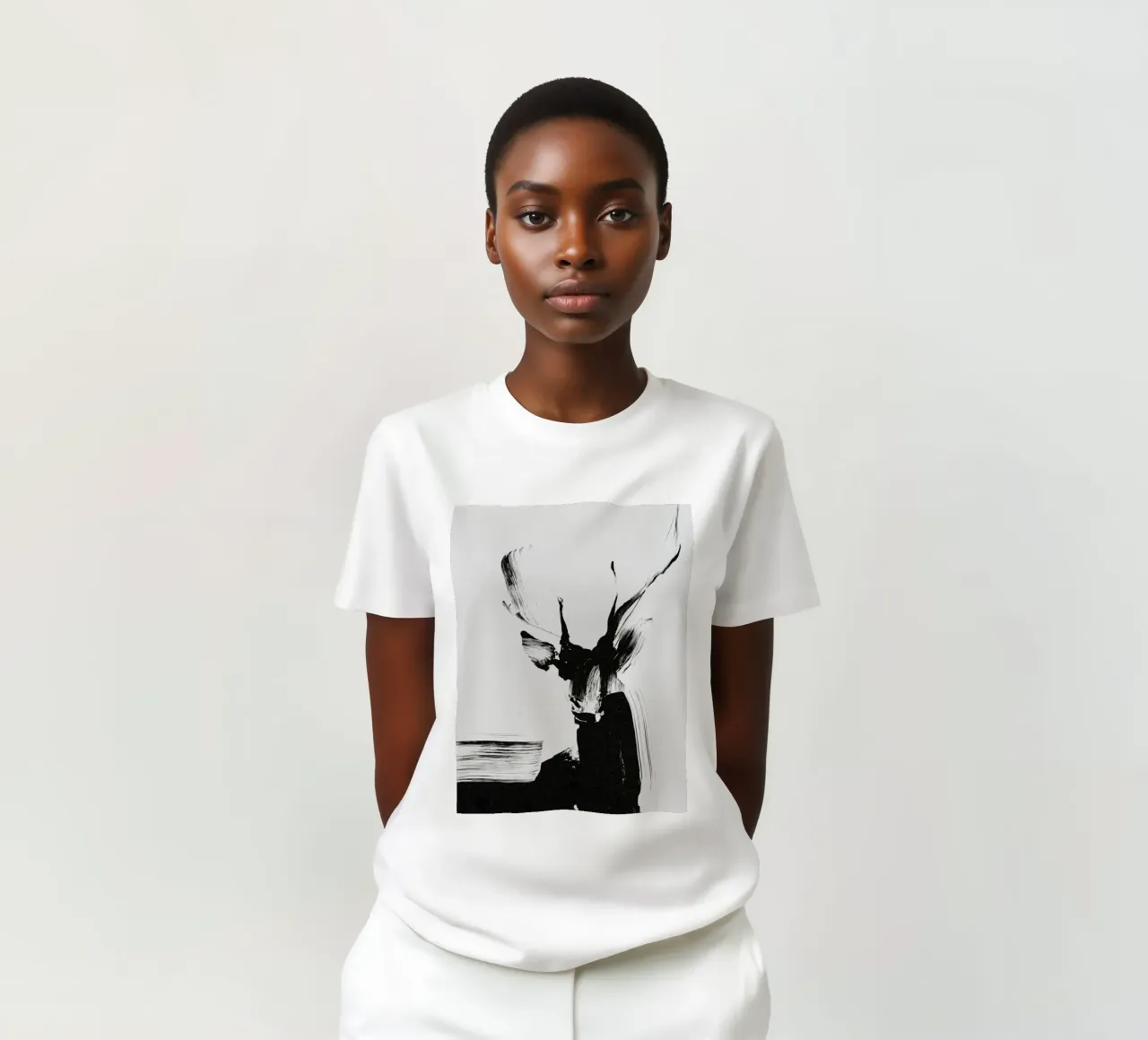 Abstract Deer No 01 T-Shirt von treechild