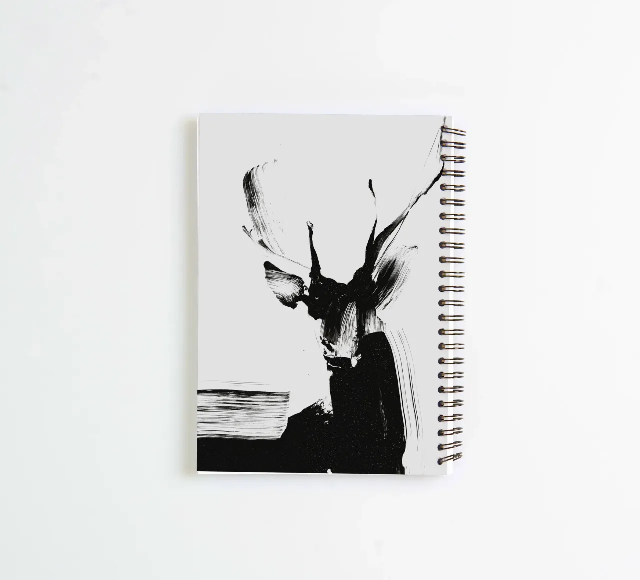 Abstract Deer No 01 diario ad anelli da treechild