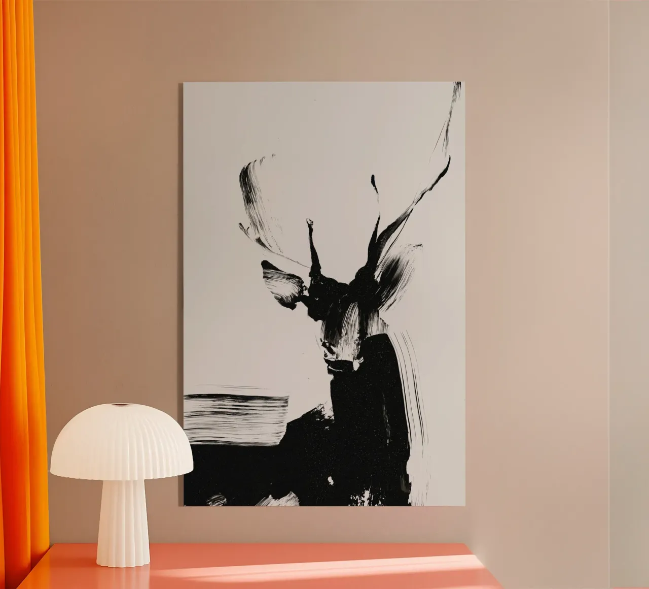 Abstract Deer No 01 plexiglass da treechild