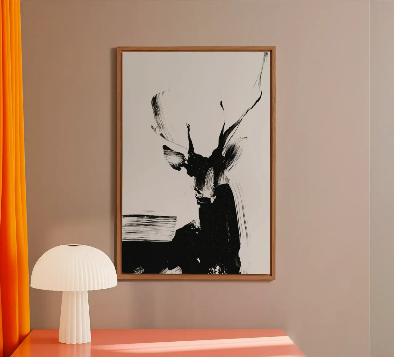 Abstract Deer No 01 pannello forex da treechild