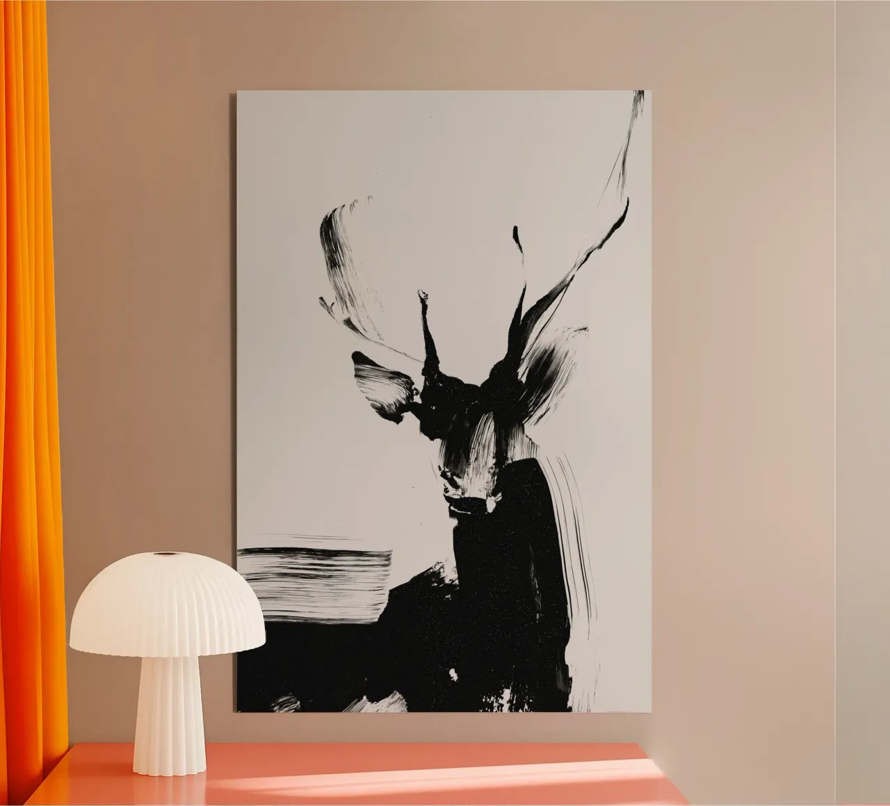 Abstract Deer No 01 pannello forex da treechild