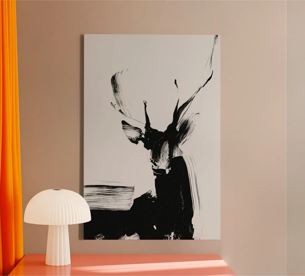 Abstract Deer No 01 tela da treechild