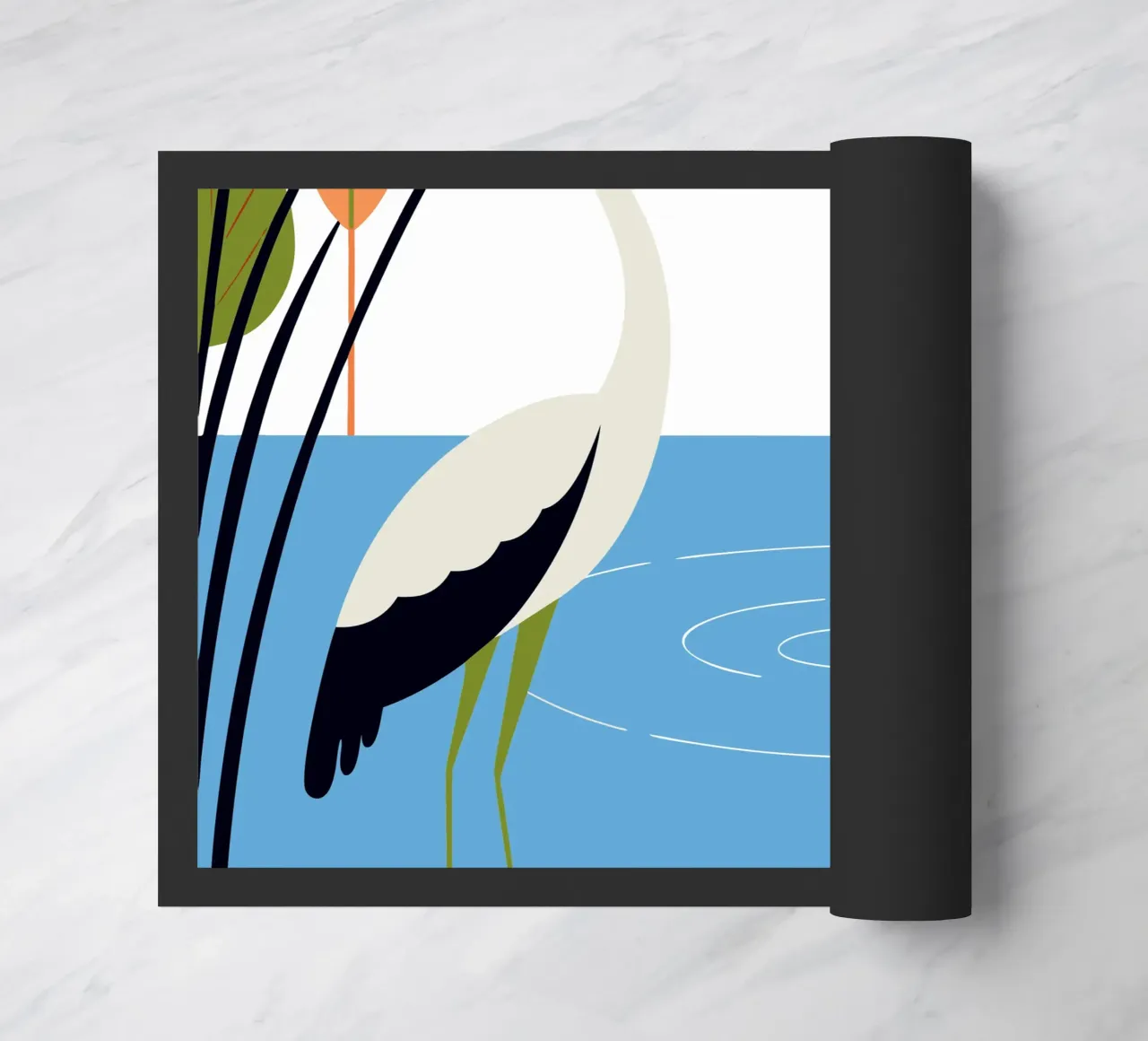 Cicogna e amici zerbino da PROTECT ANIMALS