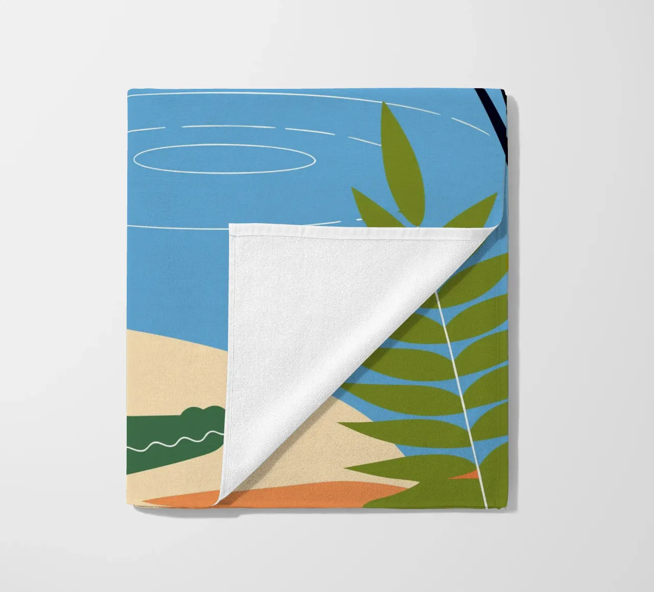 Cicogna e amici telo mare da PROTECT ANIMALS