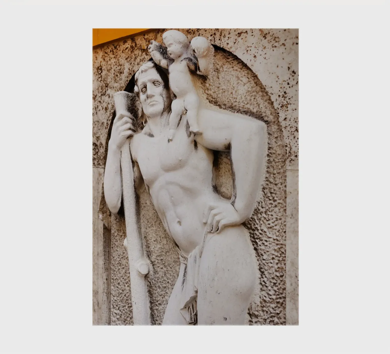 Statue in the Borstei neighbourhood in Munich notebook by Borstei München