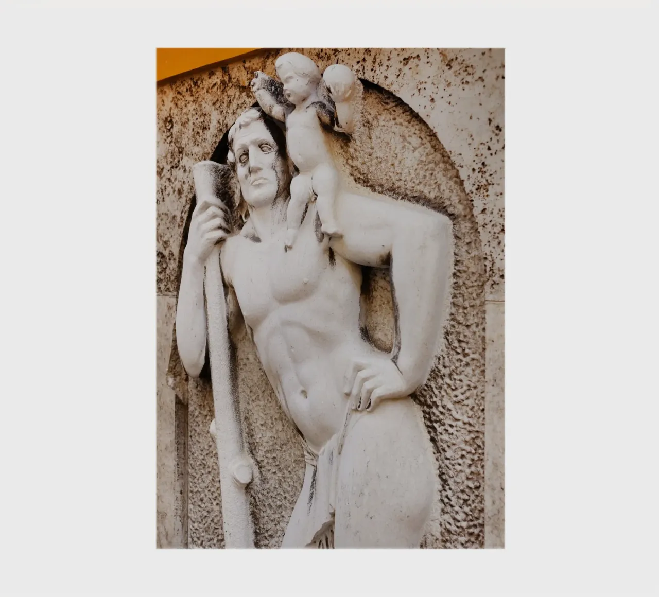 Statue in the Borstei neighbourhood in Munich notebook by Borstei München