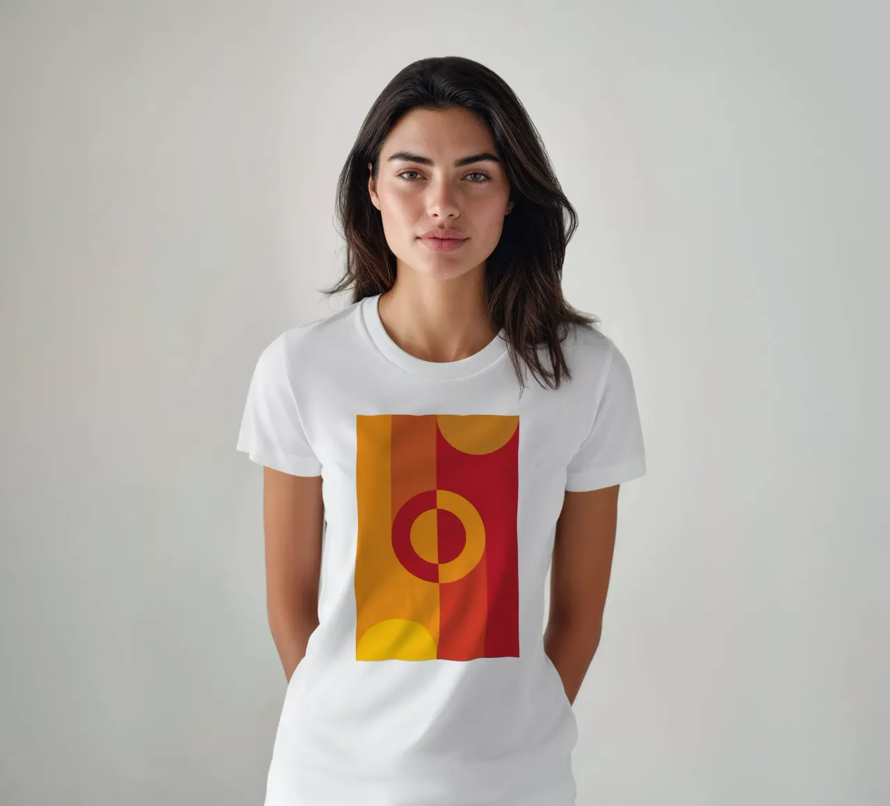 cerchio anello linea rotazione t-shirt da xandrax