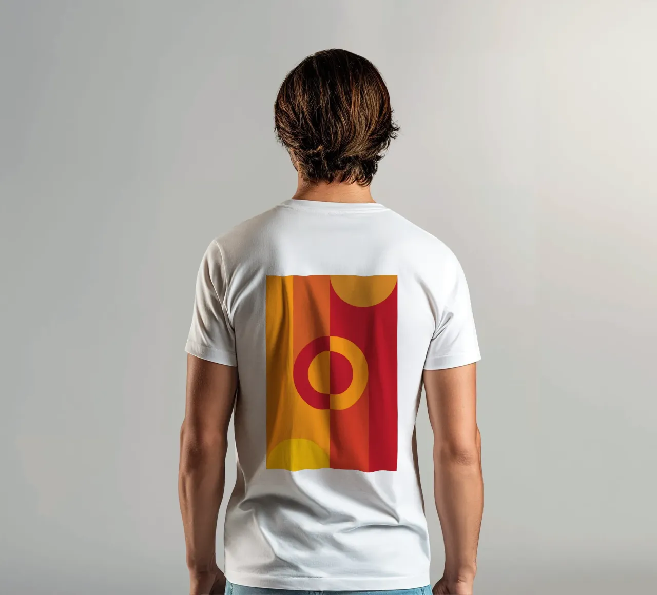 cerchio anello linea rotazione t-shirt da xandrax