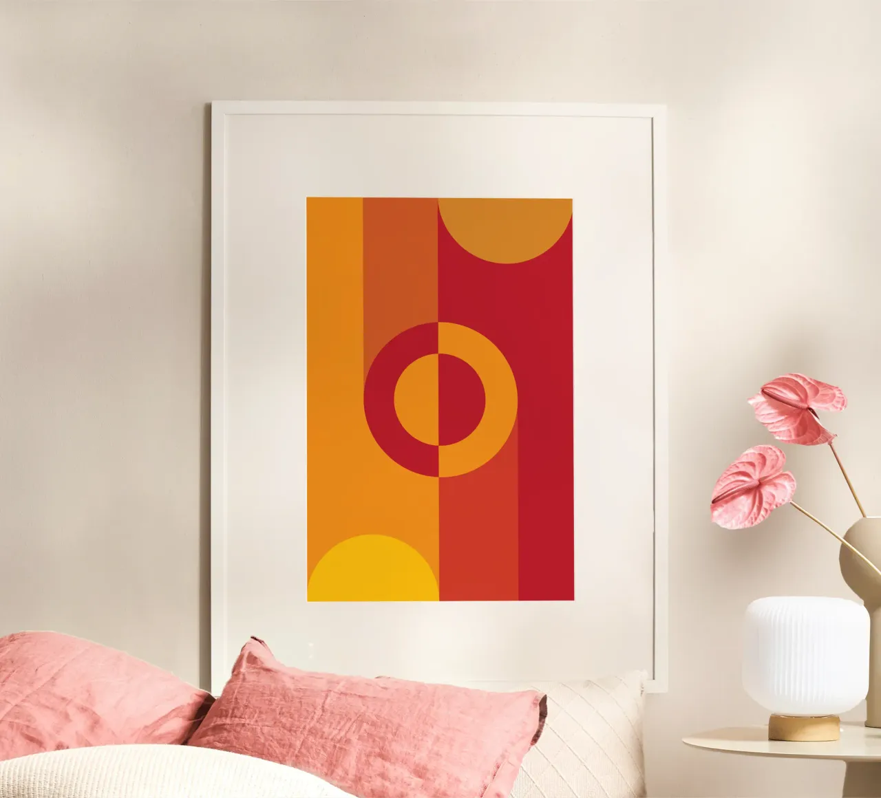 cerchio anello linea rotazione poster da xandrax