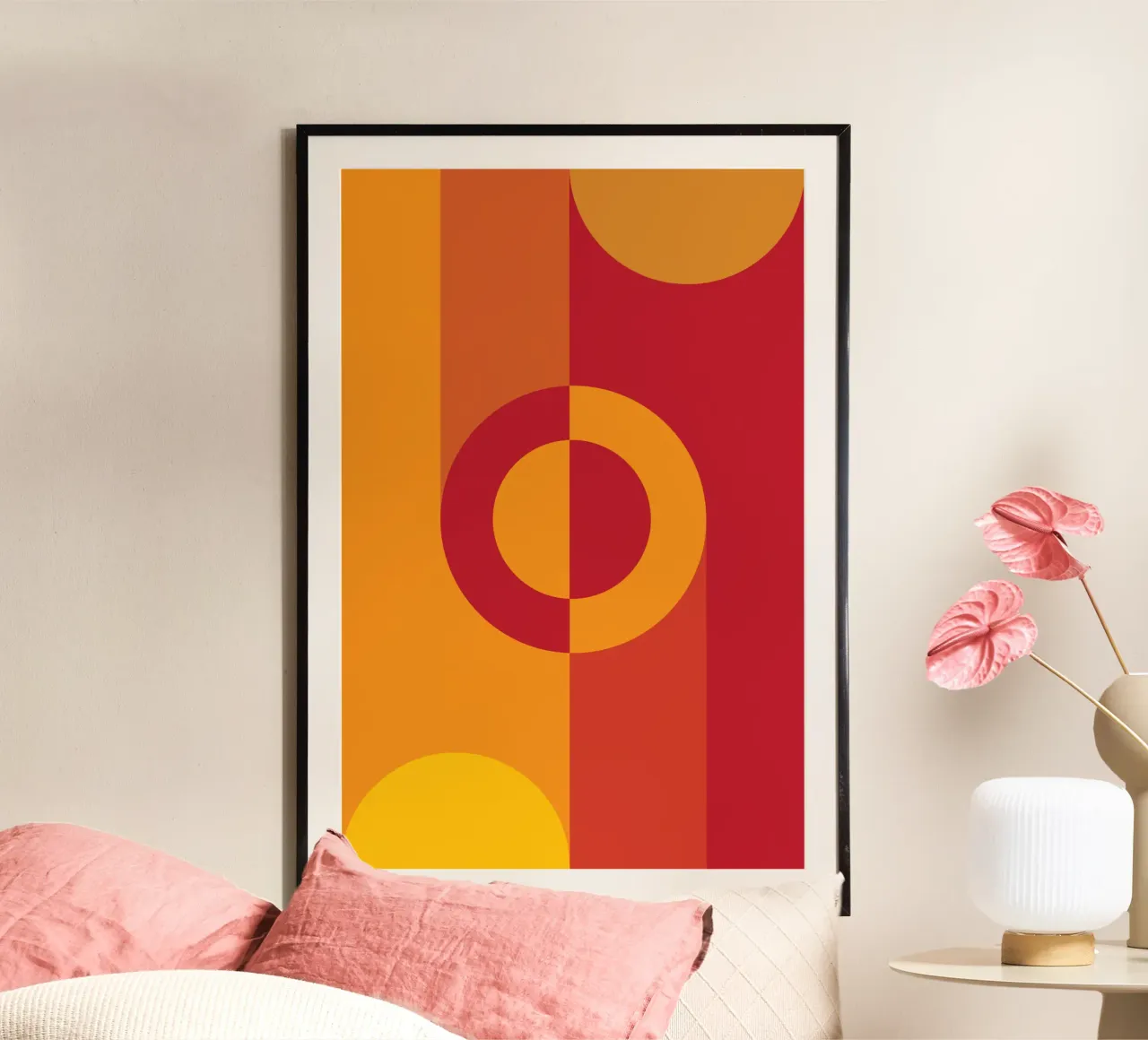 cerchio anello linea rotazione poster da xandrax