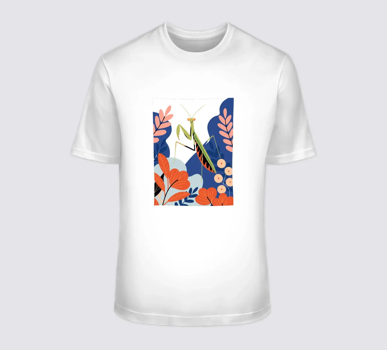 Mantide religiosa in giardino t-shirt da PROTECT ANIMALS