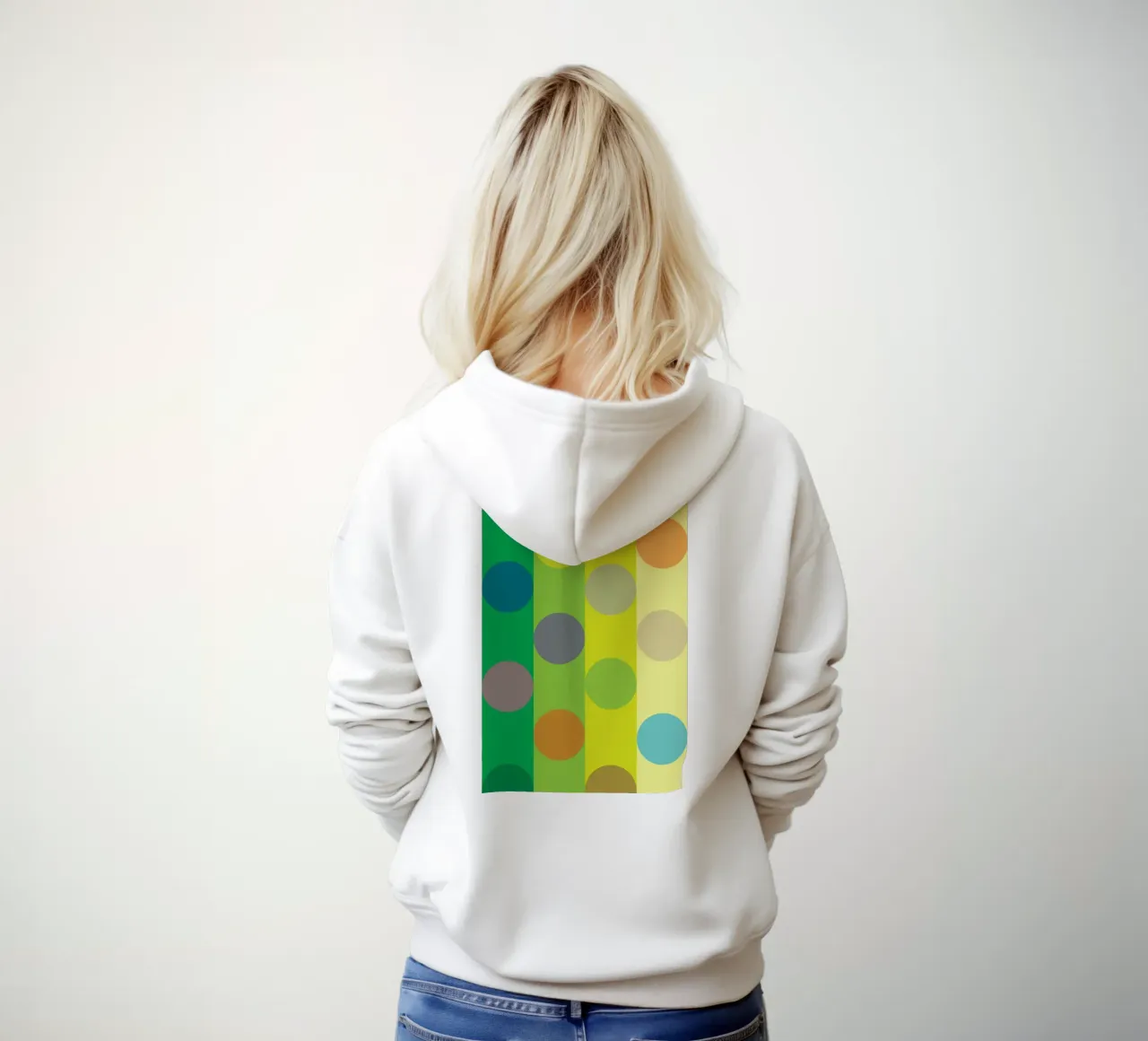 círculo puzzle fila sudadera con capucha de xandrax