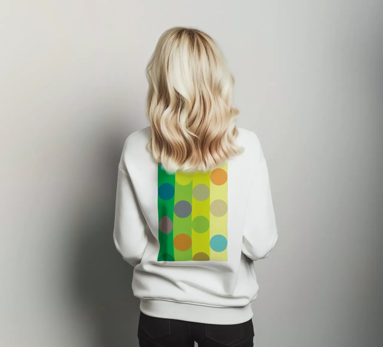 círculo puzzle fila sudadera de xandrax