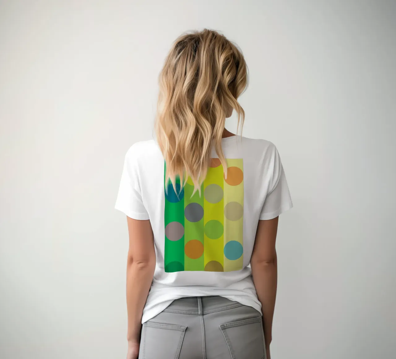cerchio puzzle riga t-shirt da xandrax