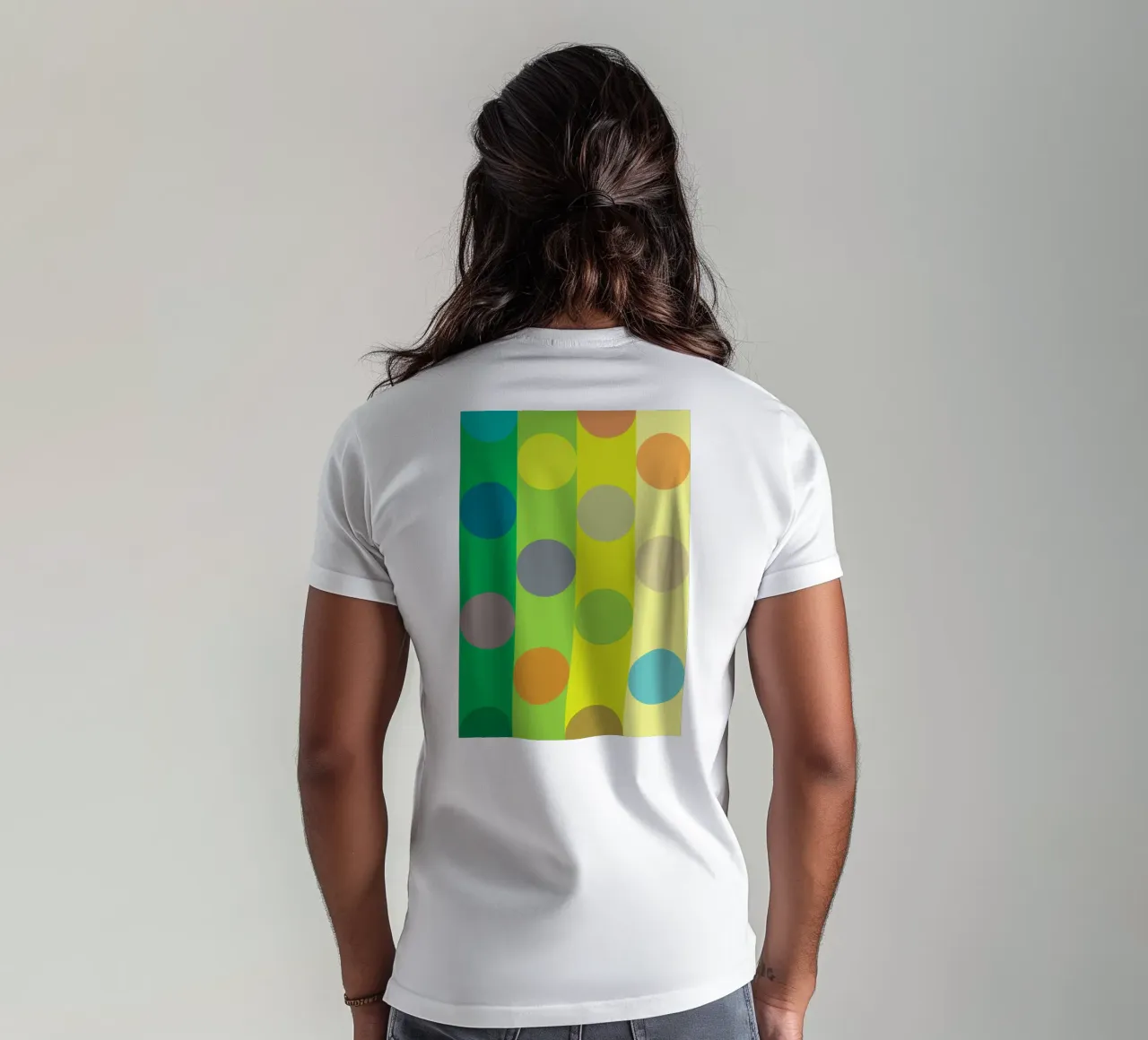 cerchio puzzle riga t-shirt da xandrax
