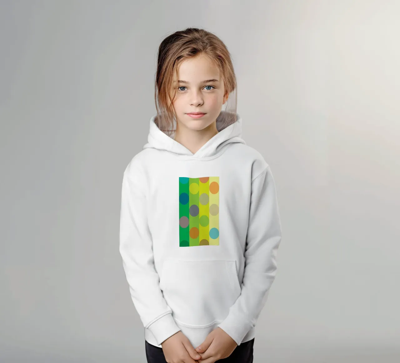 círculo puzzle fila sudadera con capucha para niño de xandrax