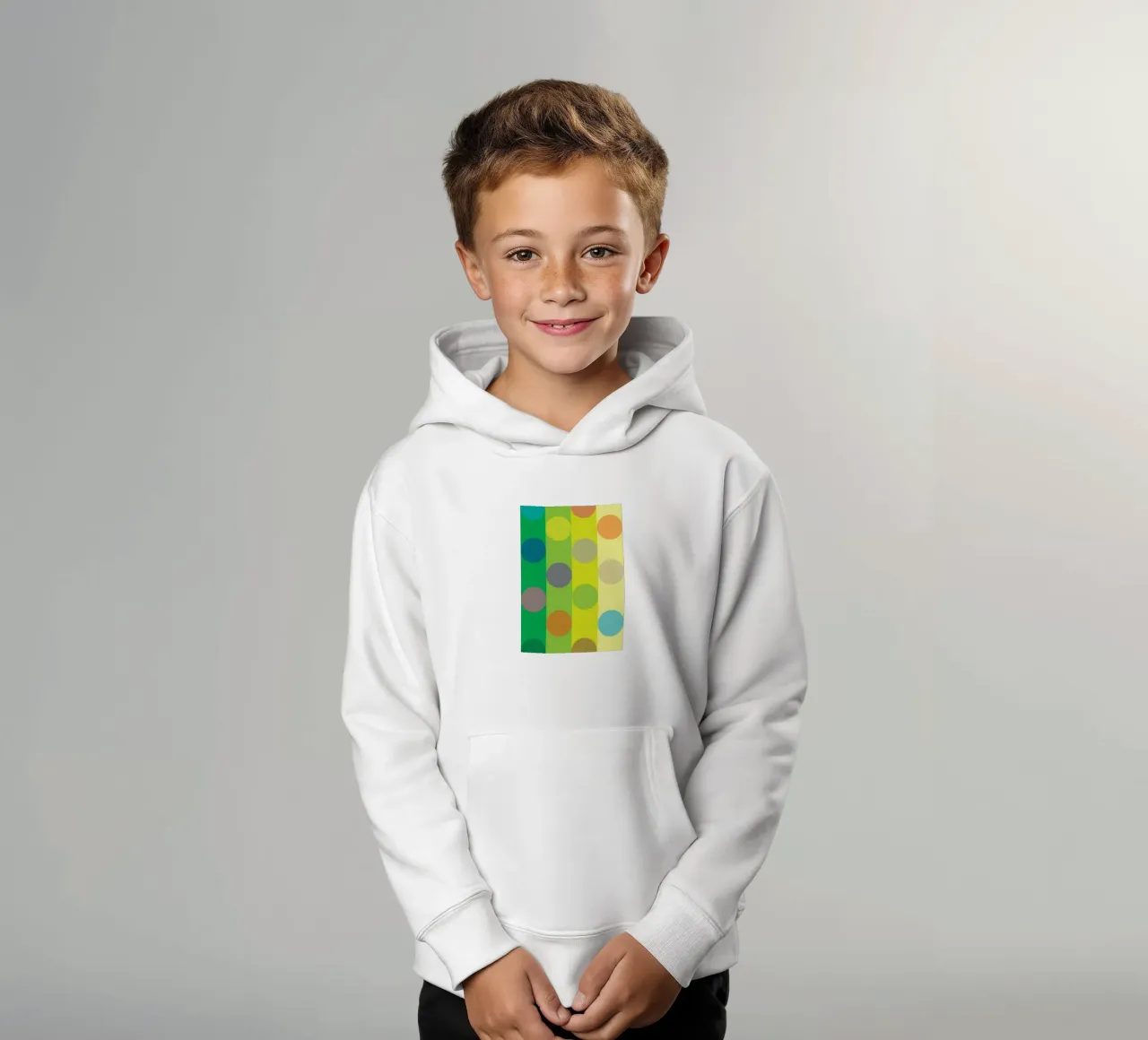 círculo puzzle fila sudadera con capucha para niño de xandrax