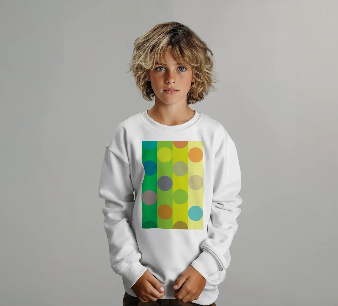 círculo puzzle fila sudadera para niño de xandrax