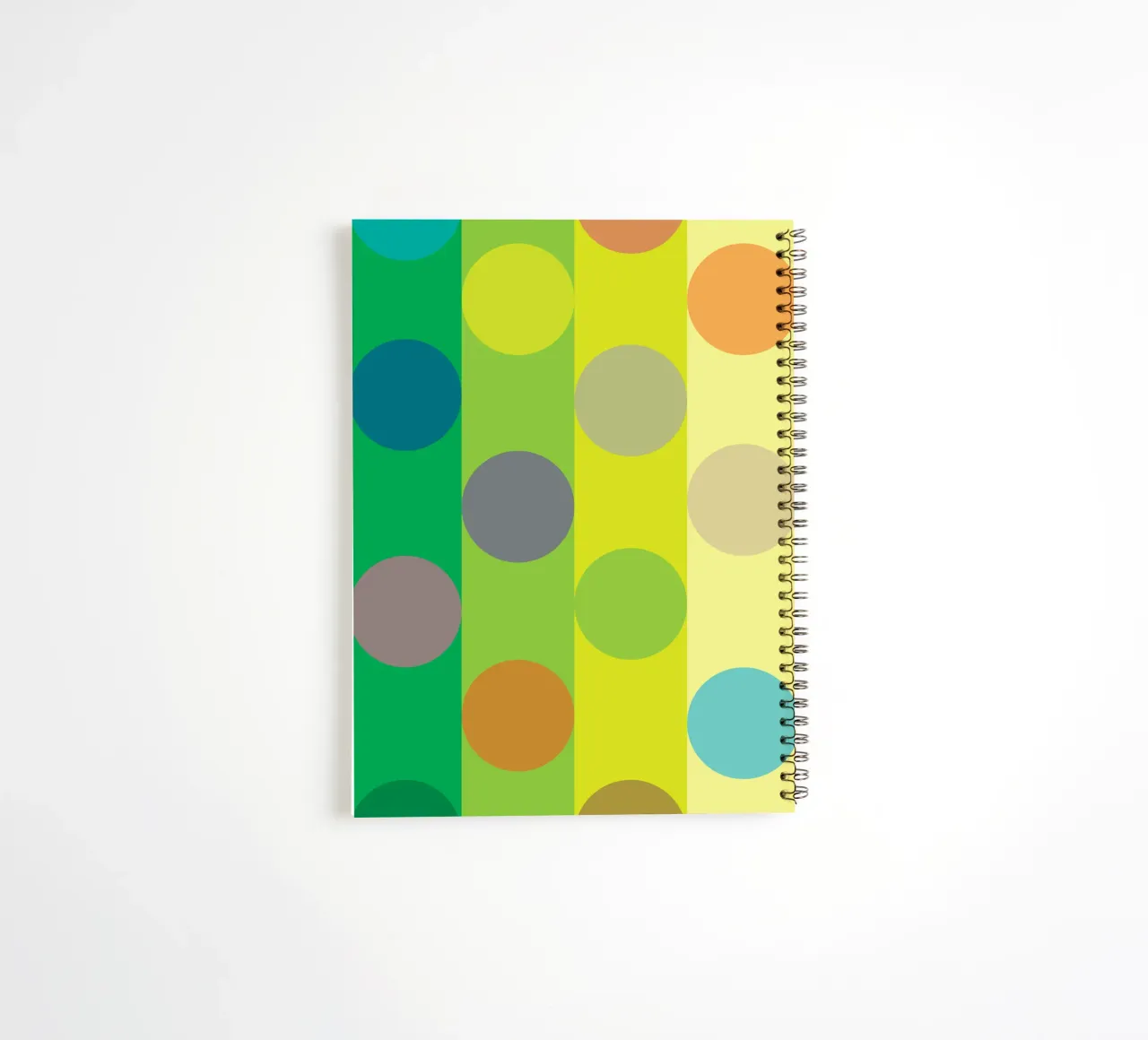 circle puzzle row spiral notebook by xandrax
