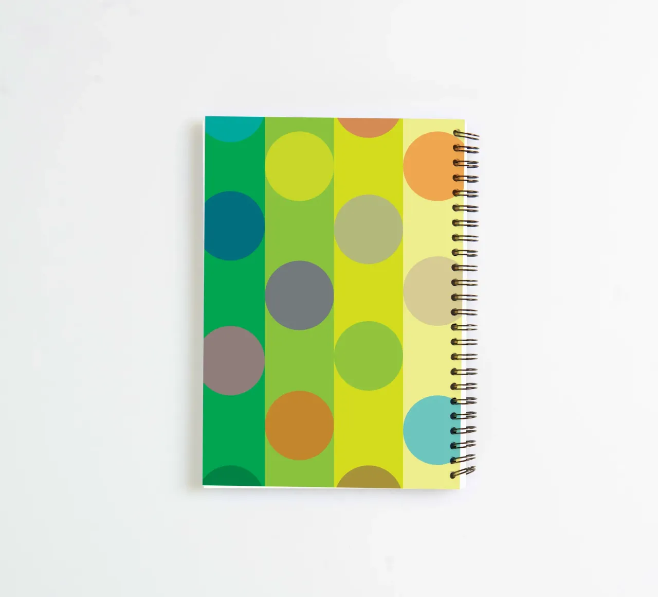circle puzzle row spiral notebook by xandrax