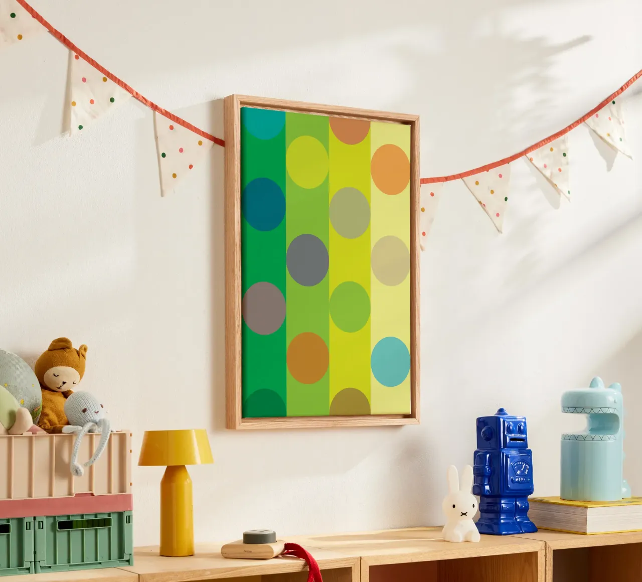 circle puzzle row canvas by xandrax