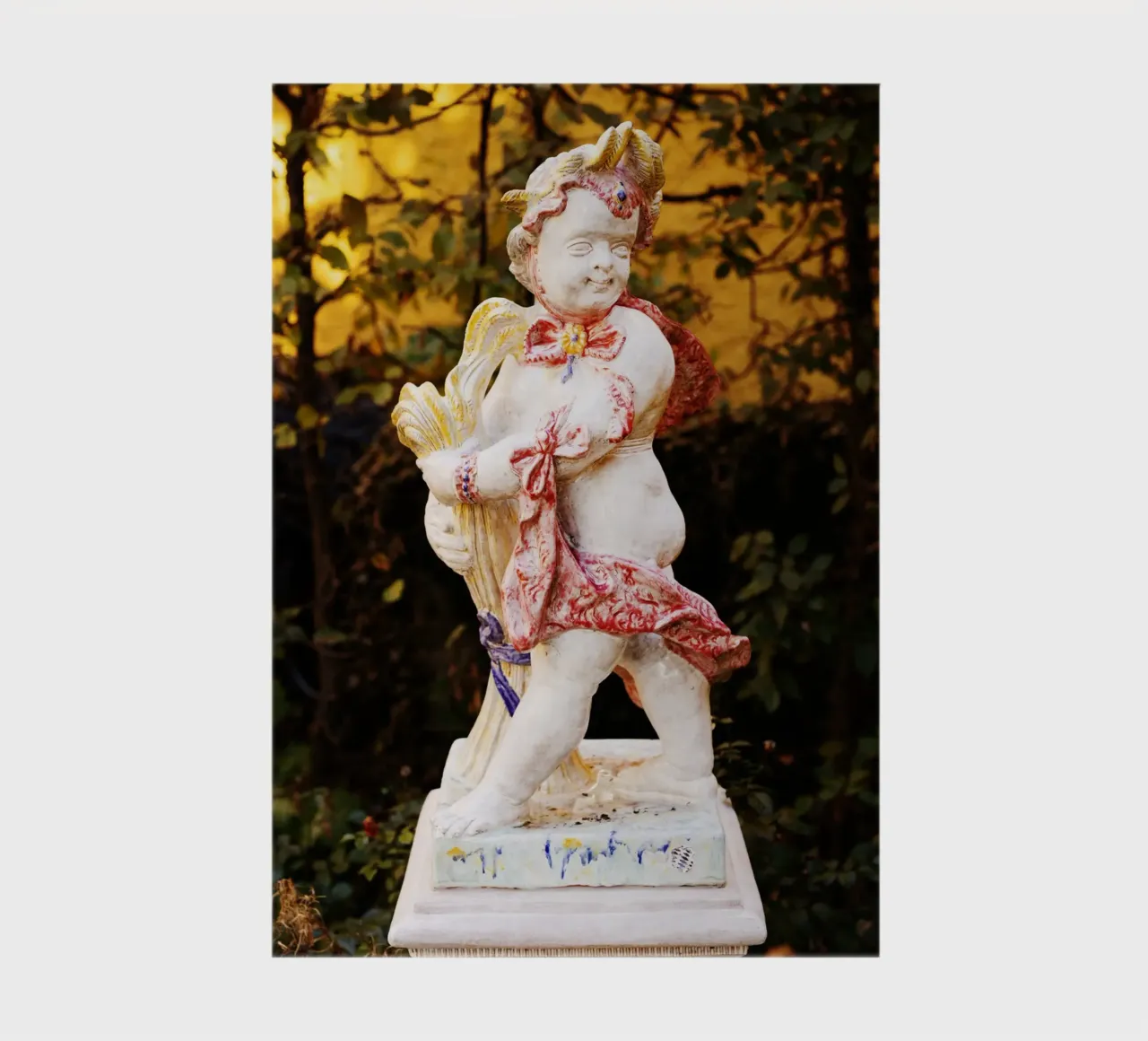 Statue in the Borstei neighbourhood in Munich notebook by Borstei München
