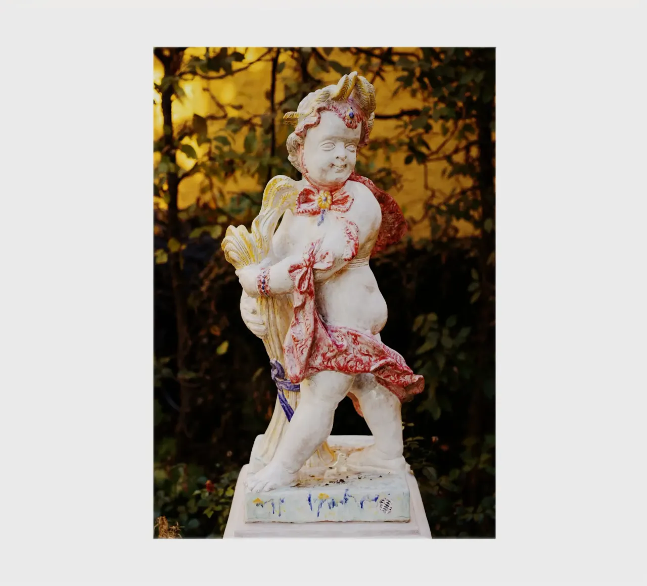 Statue in the Borstei neighbourhood in Munich notebook by Borstei München