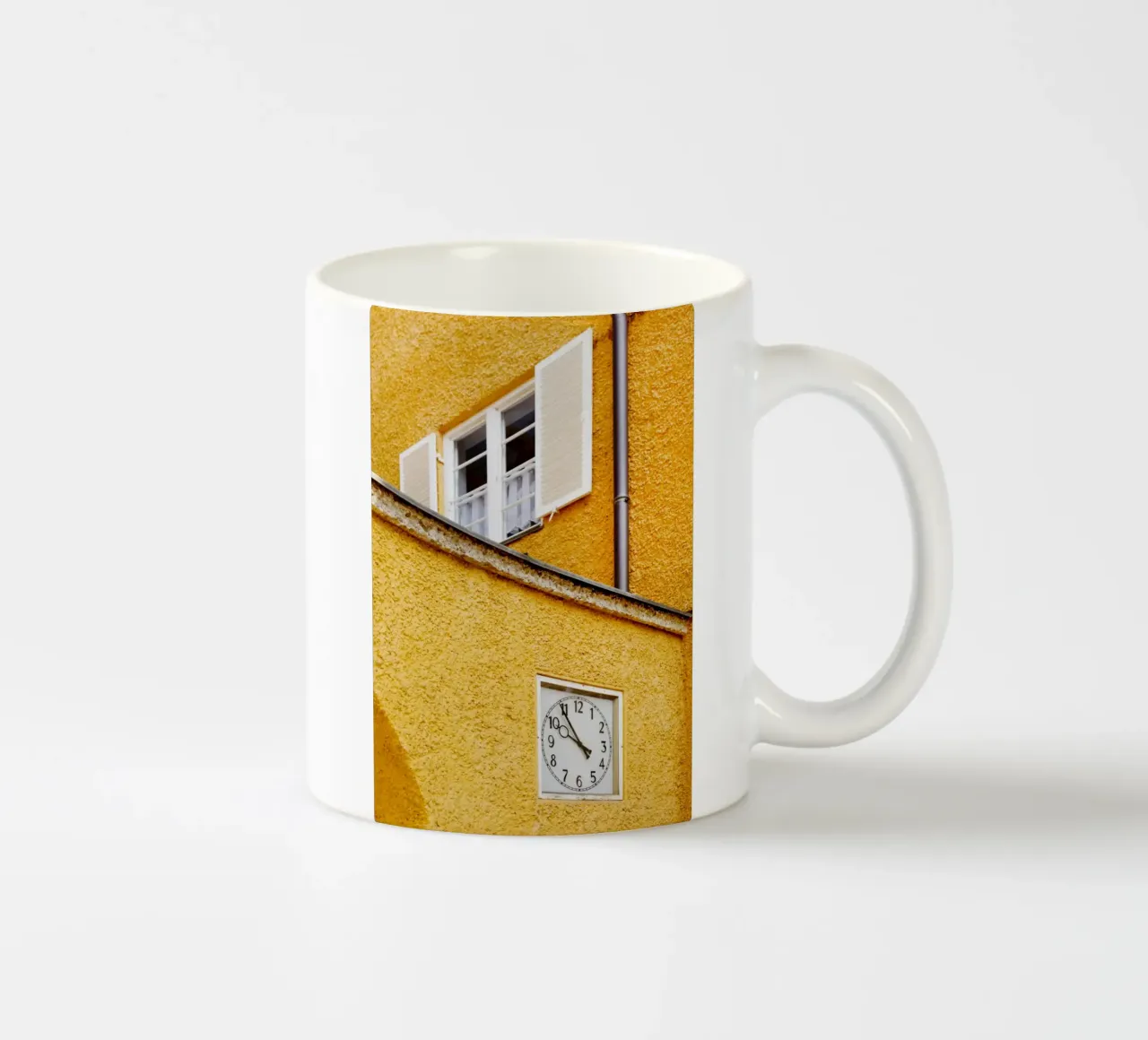 Détail d'architecture dans le quartier Borstei à Munich mug en céramique de Borstei München