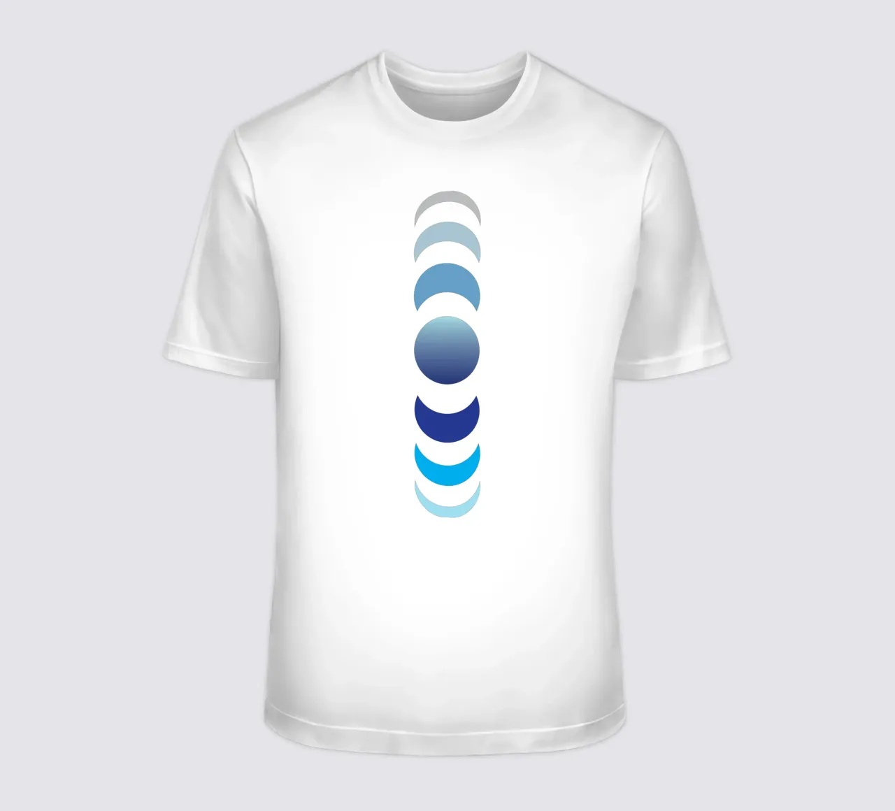 rotation de la vue de la lune t-shirt de xandrax