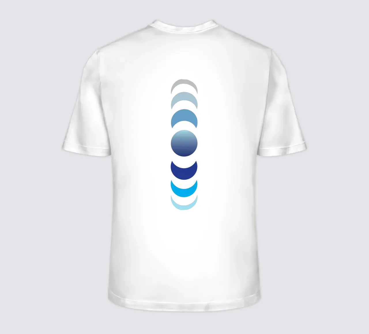 rotation de la vue de la lune t-shirt de xandrax