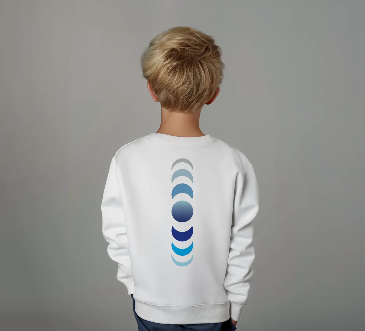 rotation de la vue de la lune sweat enfant de xandrax