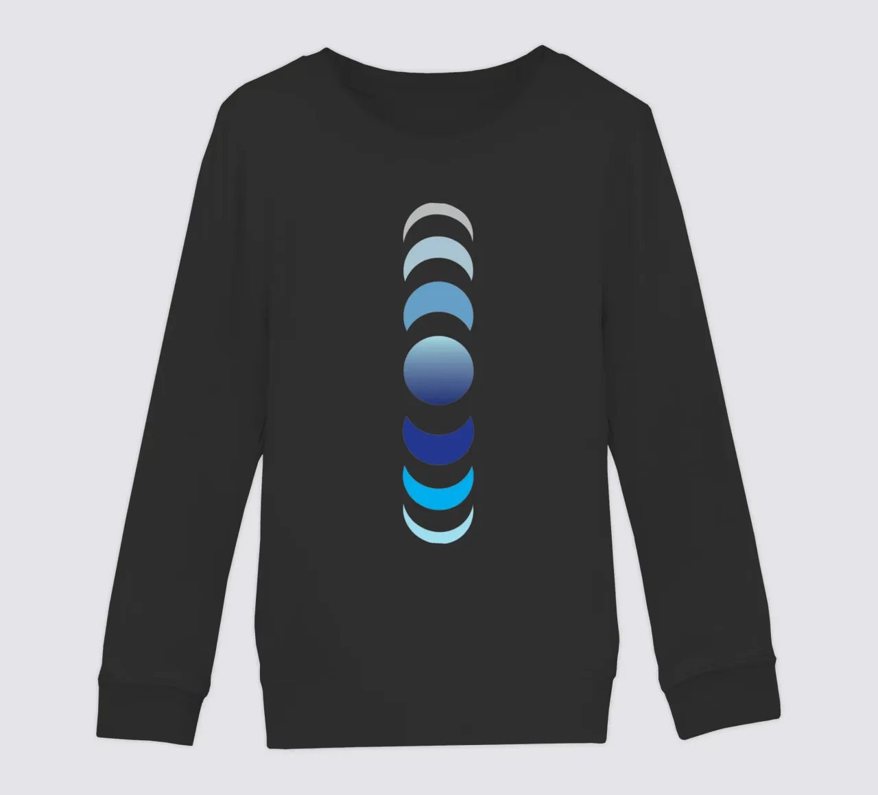 rotation de la vue de la lune sweat enfant de xandrax