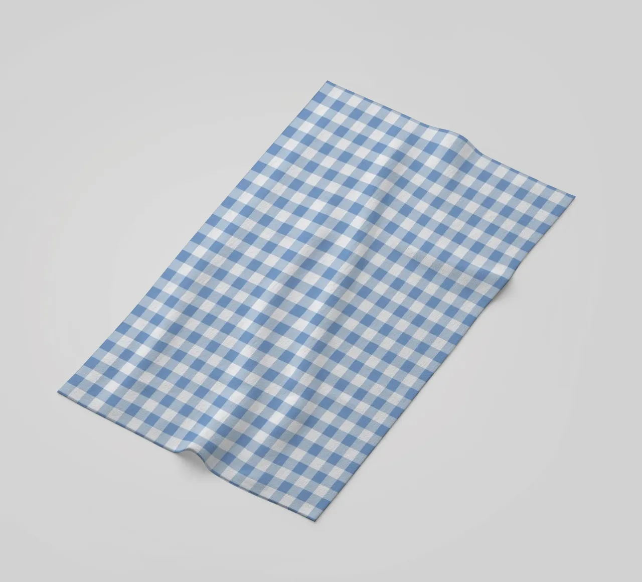 Motivo check gingham blu telo mare da Altruist Studio