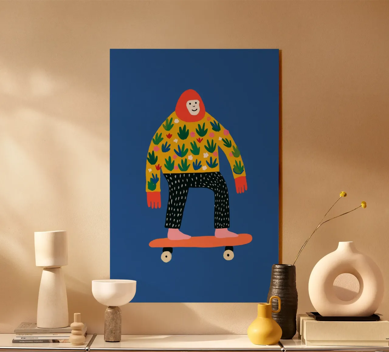 Skating Gorilla plexiglass da treechild