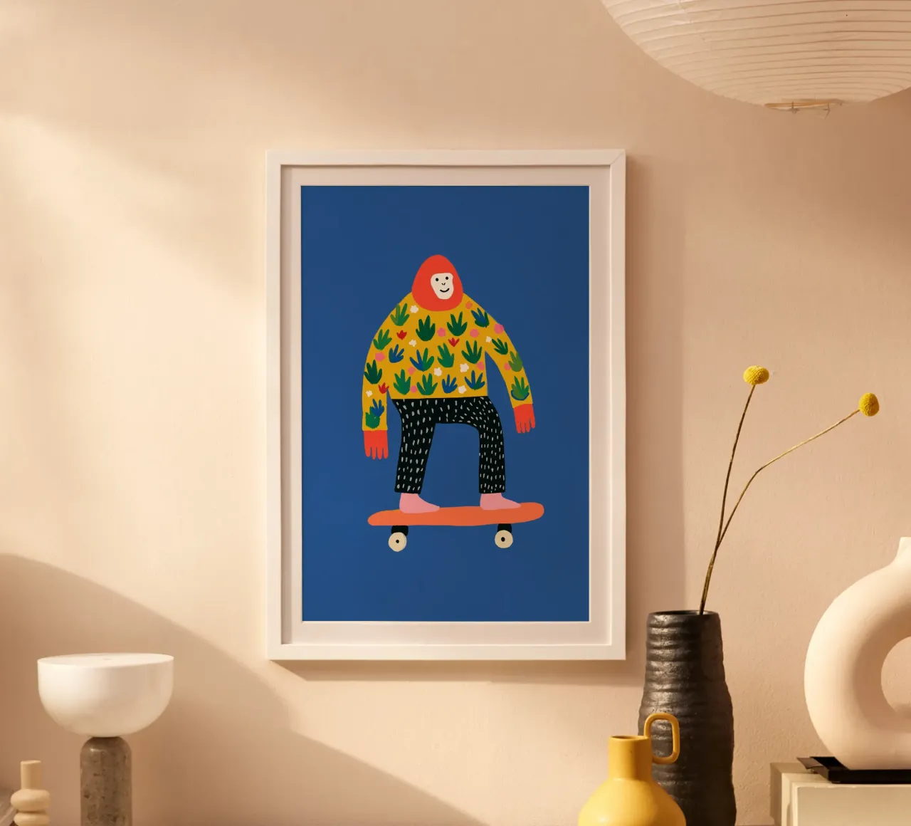 Skating Gorilla poster da treechild