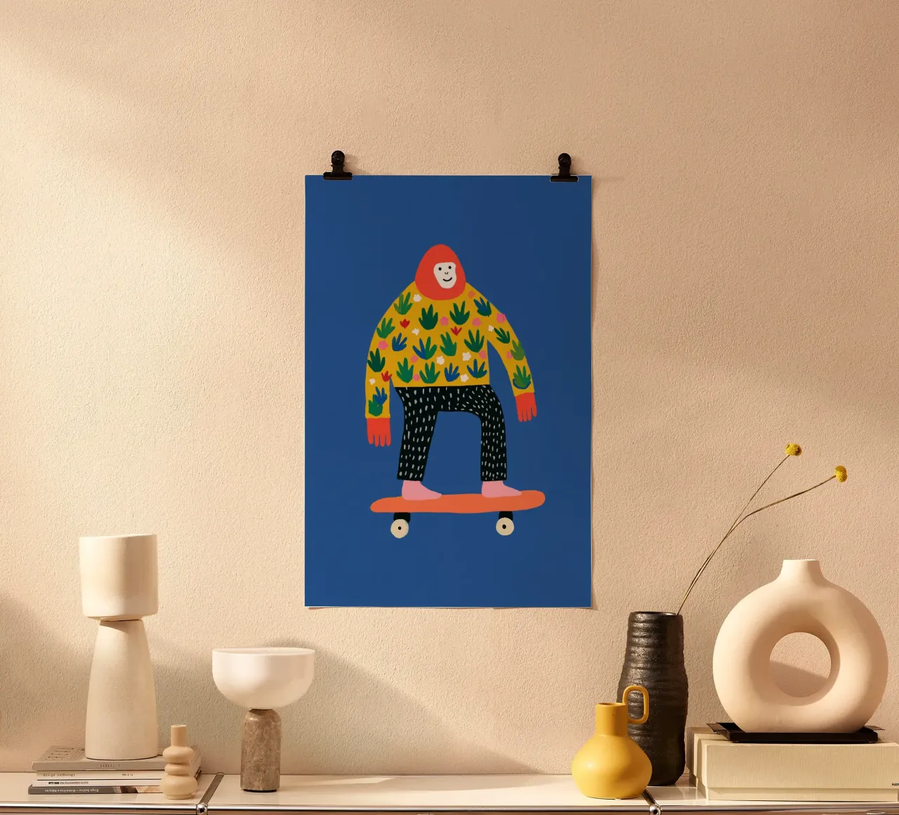 Skating Gorilla poster da treechild